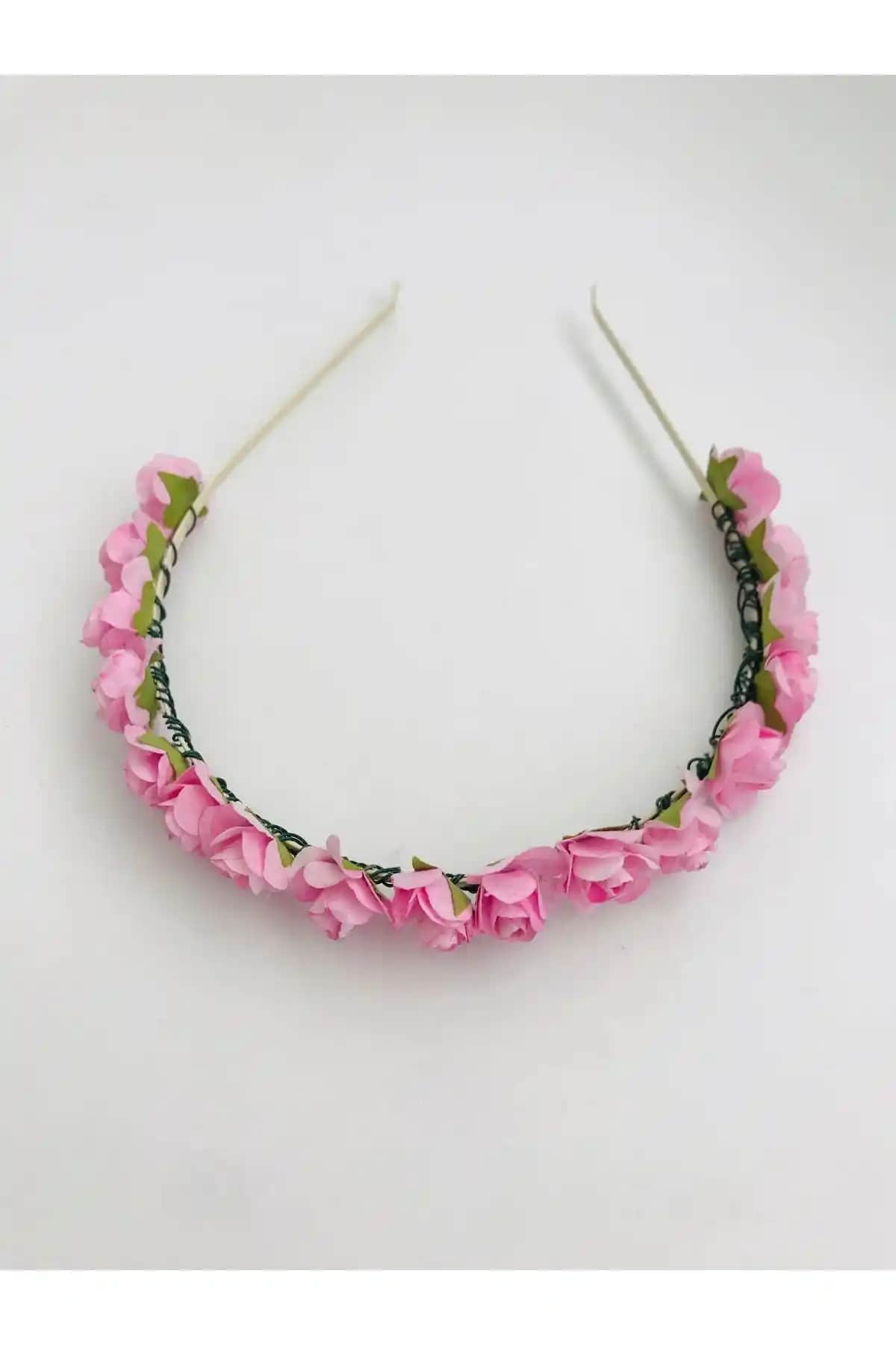 Adakokusu17 Çiçekli Taç Saç Tokası: Zarif ve Çok Yönlü Günlük ve Özel Gün Kullanımı