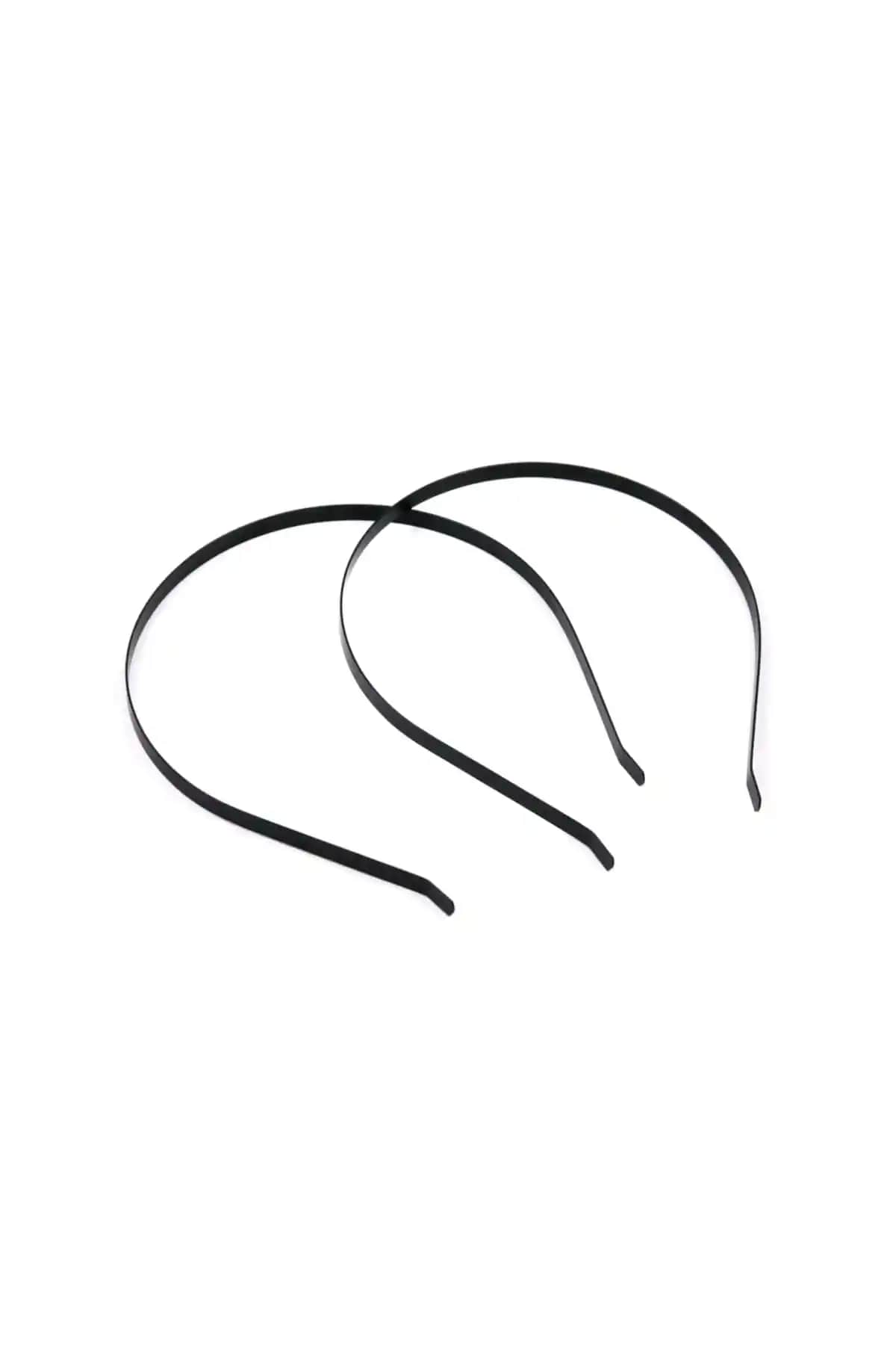 YFHOBİ Siyah Kaplama Metal Tac 5 mm Genişlik, El İşi ve Takı Tasarımları İçin Uygun